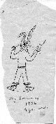 Drawing of a rabbit by Dan Dorrough